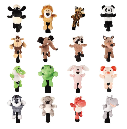 Animal Golf Club Head Covers for Fairway Woods