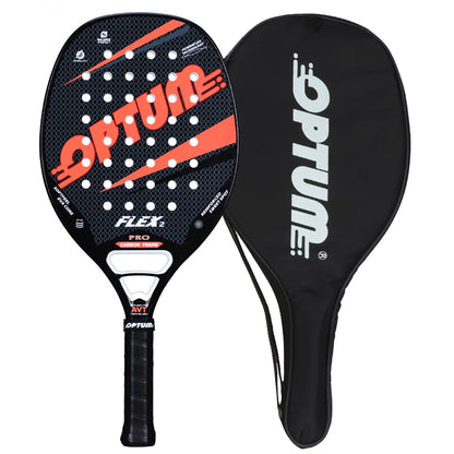 Carbon Fiber Beach Tennis Racket with Cover Bag
