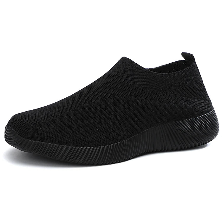 Women Breathable Elastic Flat Shoes