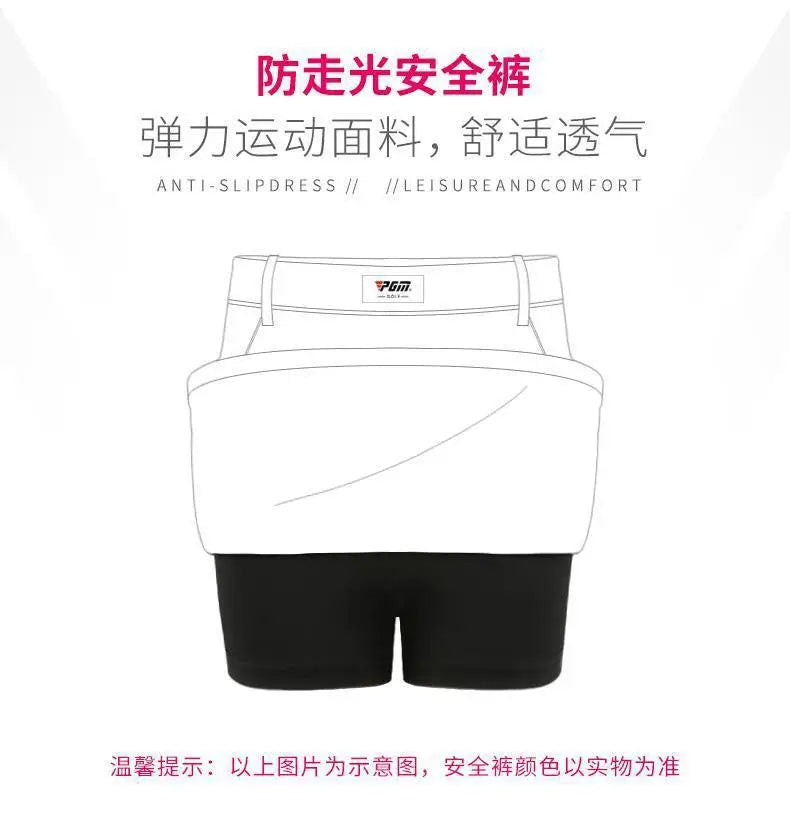 Anti-Smear Golf Skirt Stylish Sports Wear for Women