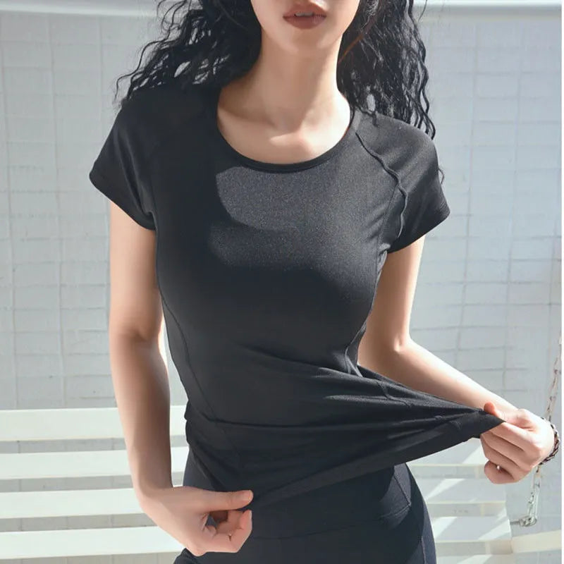 Mesh Short-Sleeve Plus Size Top for Women