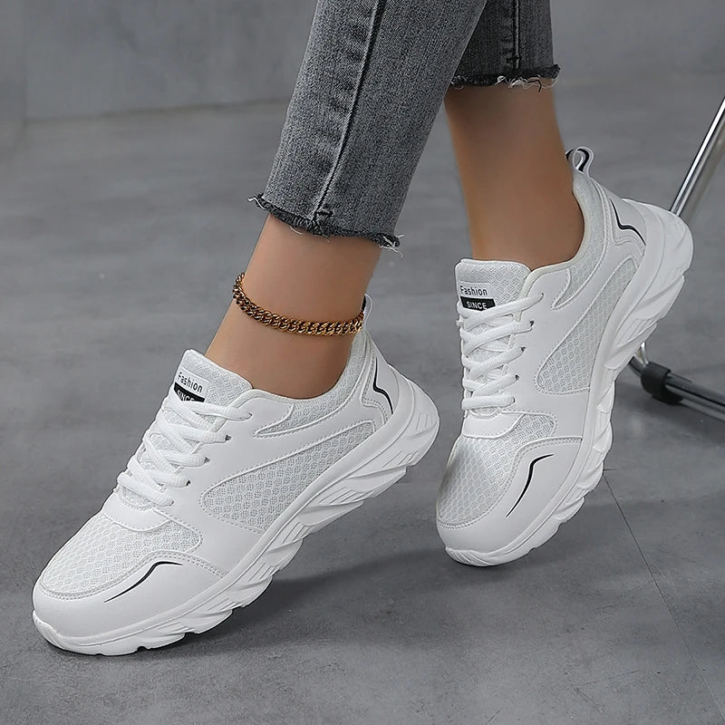 Lady Fitness Breathable Non-Slip Walking Shoes