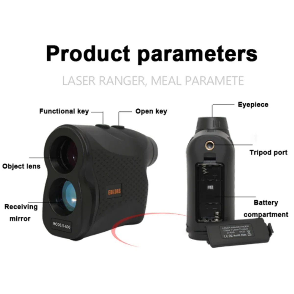450M HD Laser Rangefinder For Golf