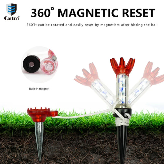 Golf Detachable Metal Two-color Magnetic Tees Set