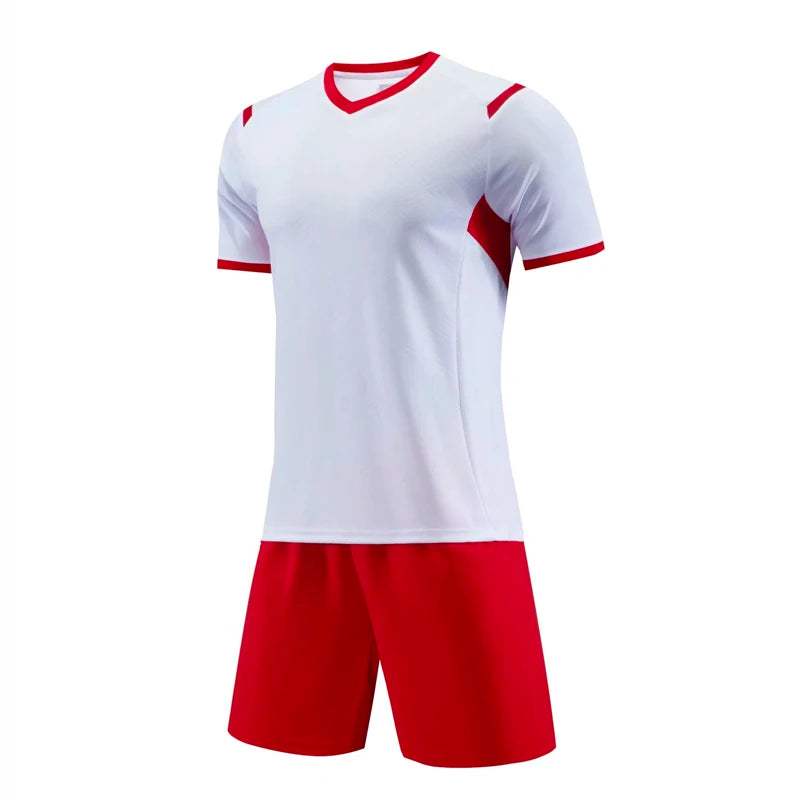 Men's Soccer Training Uniforms Jersey Sets with Shorts