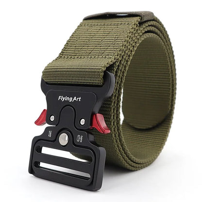 Ceinture tactique en nylon Flying Art 50 mm - Ceinture militaire unisexe