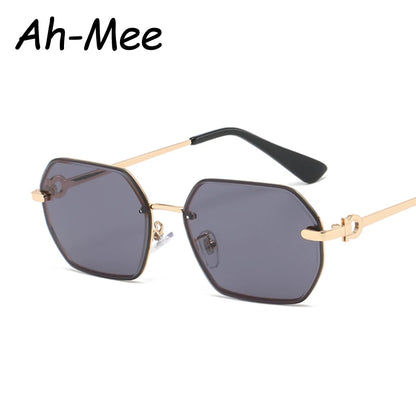 Retro Metal Polygon Unisex Sunglasses