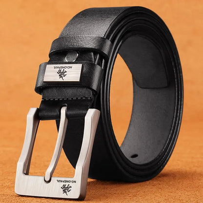 High-Quality Genuine Leather Belt for Men's Jeans