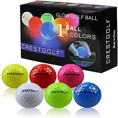 Crestgolf LED Glow Balls- Perfect Night Golf Gift