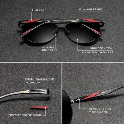 Aluminum Polarized Classic uv400 Sunglasses