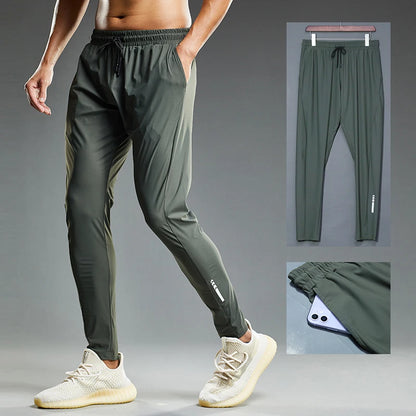 Pantalon de sport élastique d'été pour homme