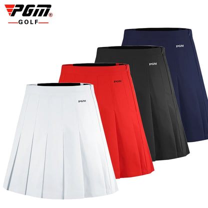 Jupe-short de tennis et de golf plissée taille haute