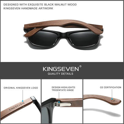 Wooden Polarized UV400 Protection sunglasses