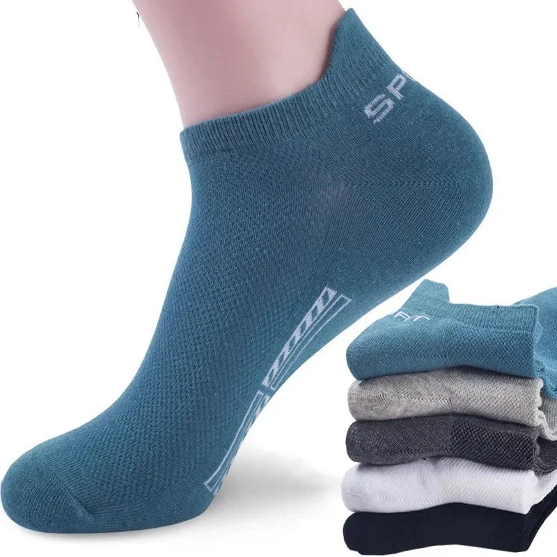 Men Breathable Cotton Ankle Sport Socks