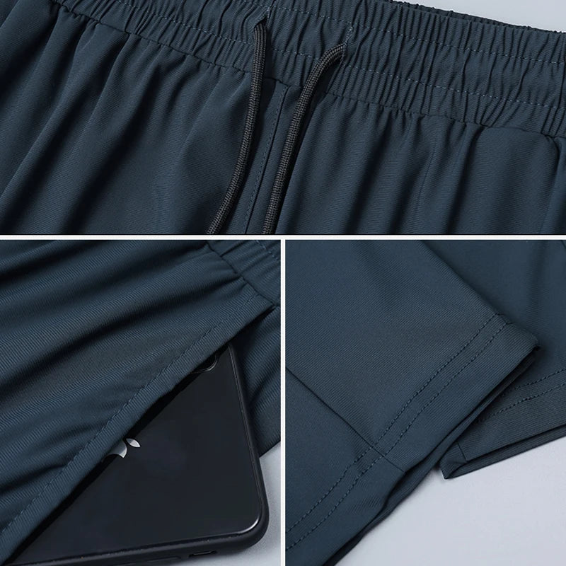 Pantalon de sport élastique d'été pour homme