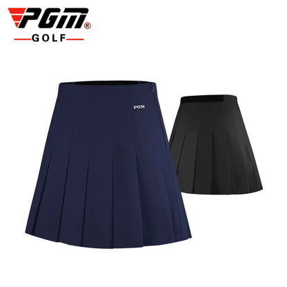 Plissierter Tennis- und Golf-Skort mit hoher Taille