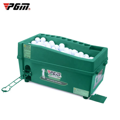 PGM Semi-Automatic Golf Ball Machine - ABS Dispenser & Club Holder