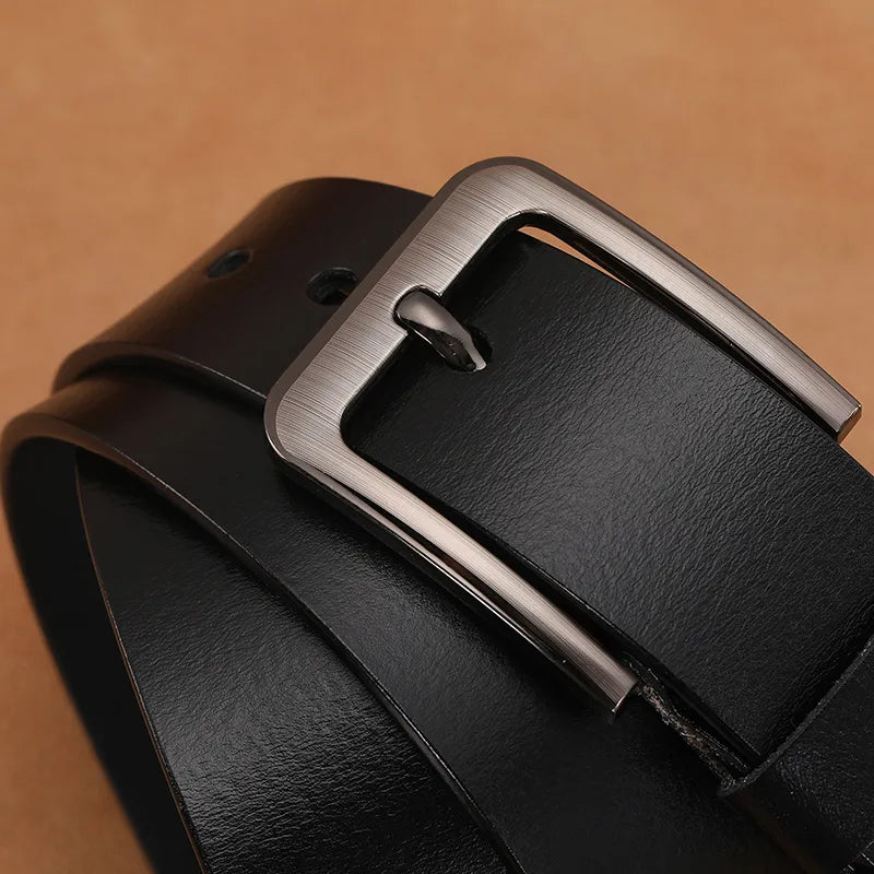 High-Quality Plus Size Leather Belt for Men