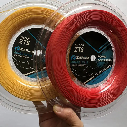 ZARSIA Round Polyester Tennis String - 1.25mm Reel