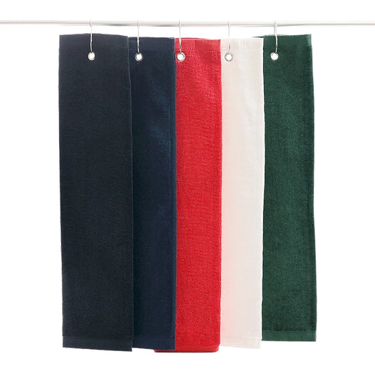 40x60cm Golf Towel with Hook - Soft Cotton