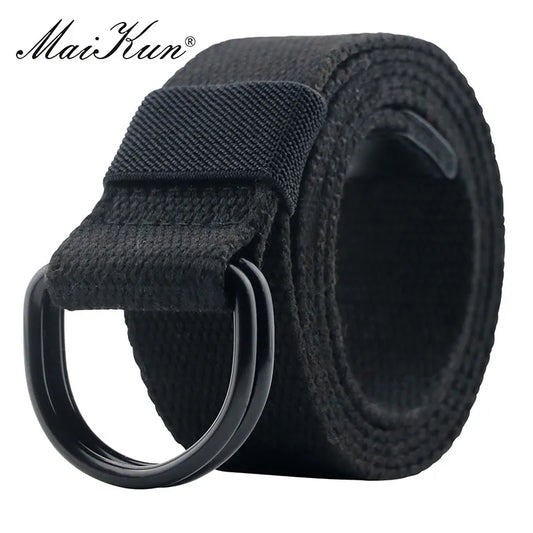 Unisex Double D-Ring Belt for Men