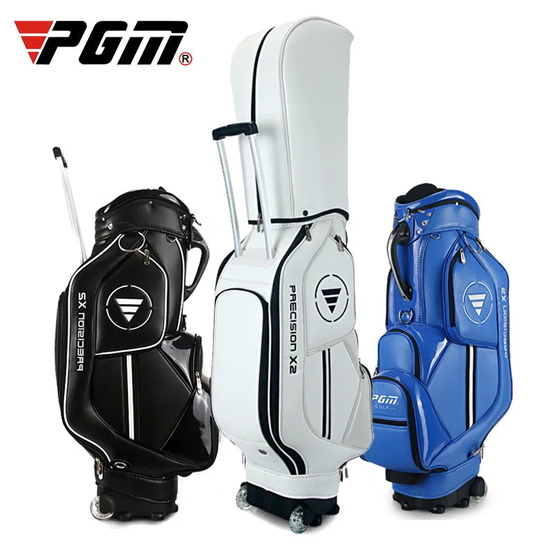 PGM Men's Trolley Golf Bag with Wheels