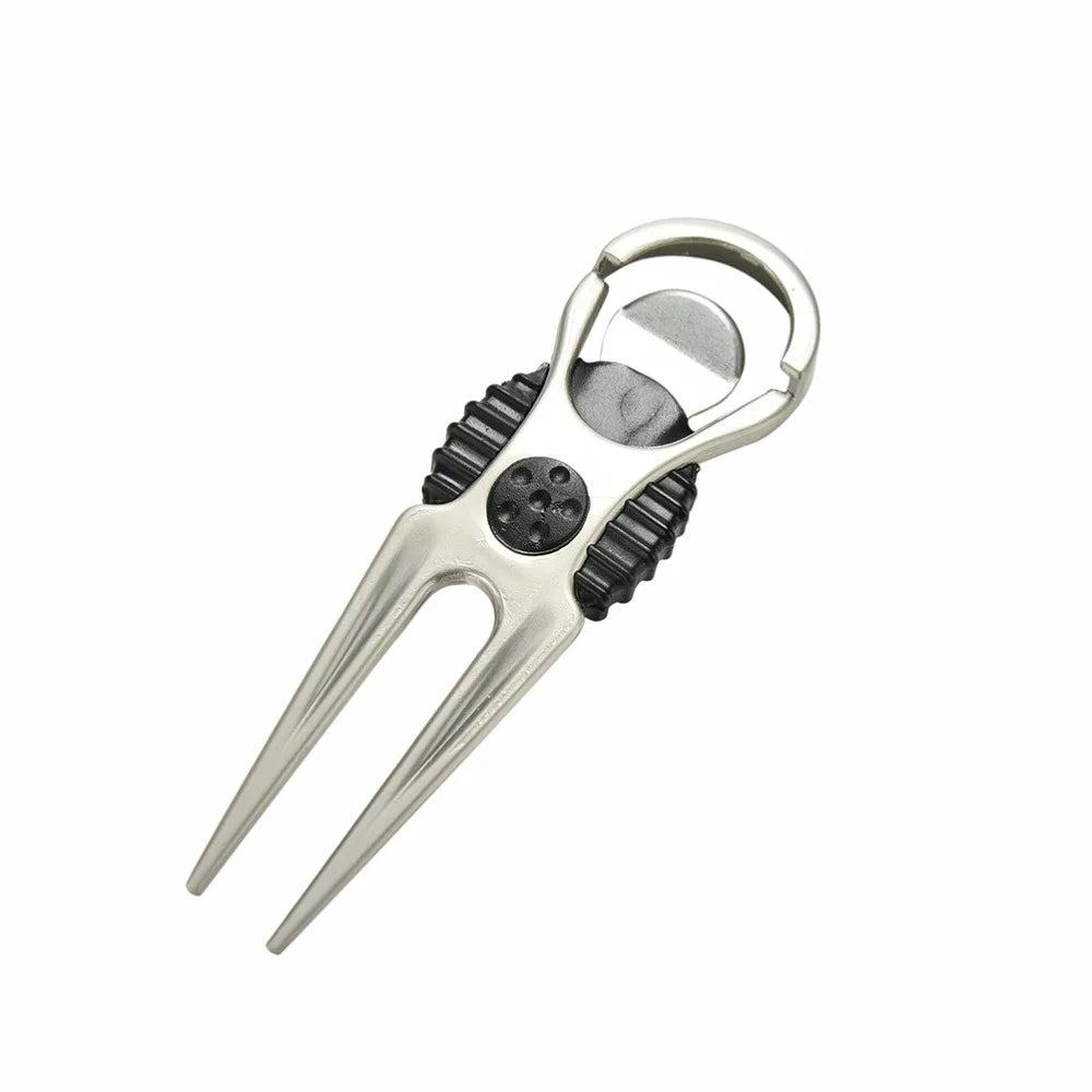 Stainless Steel Switchblade Golf Divot Repair Tool - 1PC