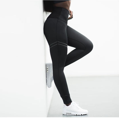 Leggings de fitness imprimés taille haute pour femme