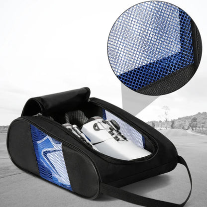 PGM Portable Mini Golf Shoe Bag - Lightweight Pouch Pack Tee Bag