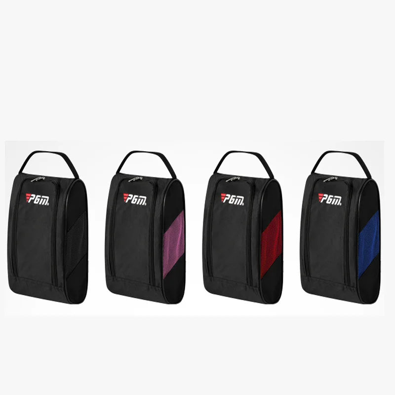 PGM Portable Mini Golf Shoe Bag - Lightweight Pouch Pack Tee Bag