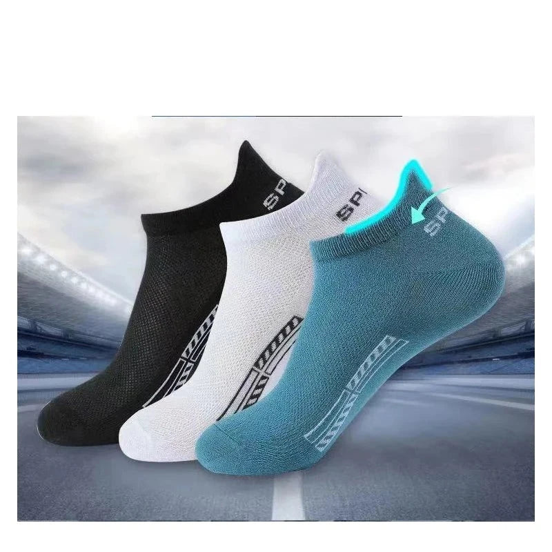 Men Breathable Cotton Ankle Sport Socks
