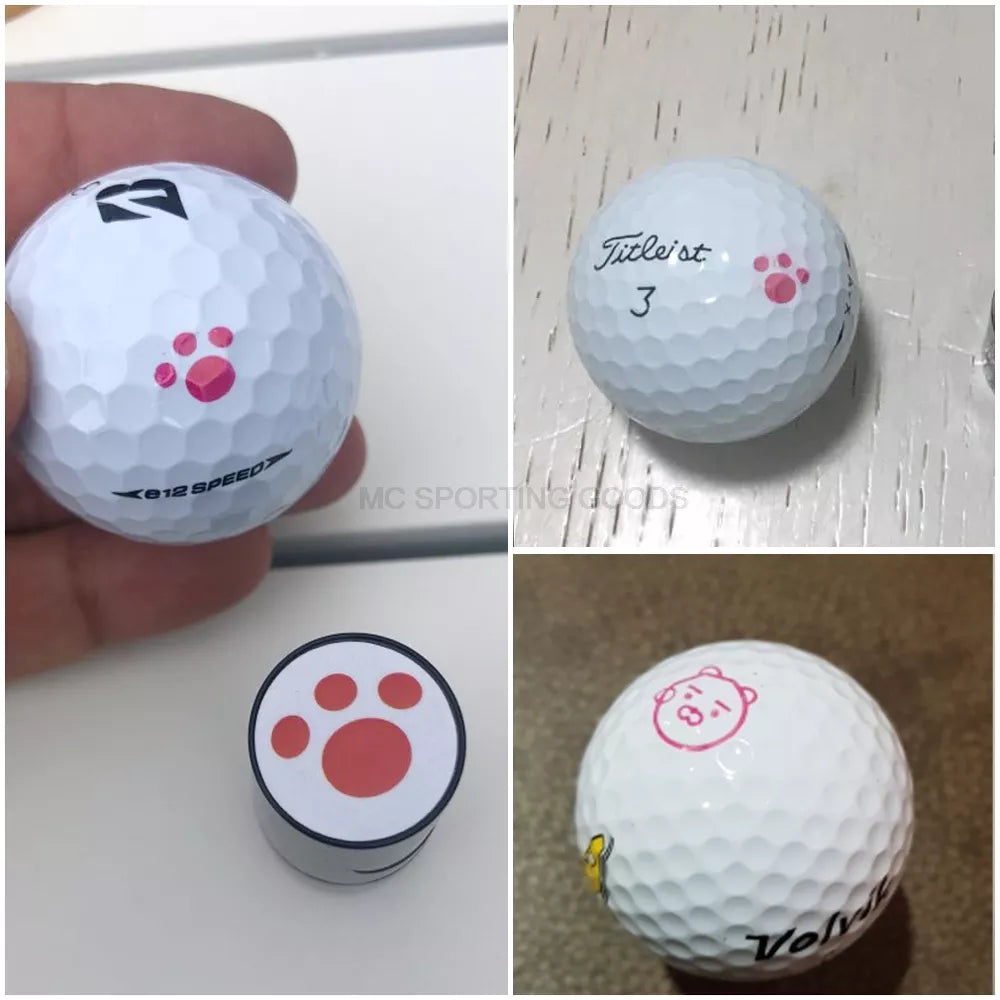Quick-Dry Golf Ball Stamper