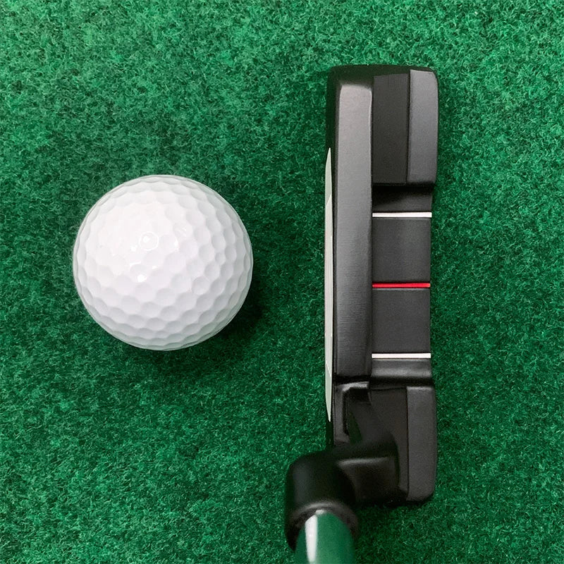 Golfputter für Rechtshänder – 3 Ziellinien, Gummigriff