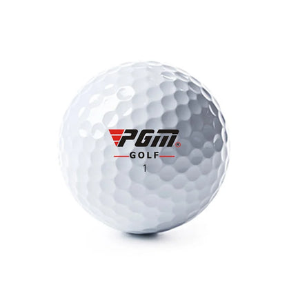 PGM Three-Layer White Golf Ball with Logo