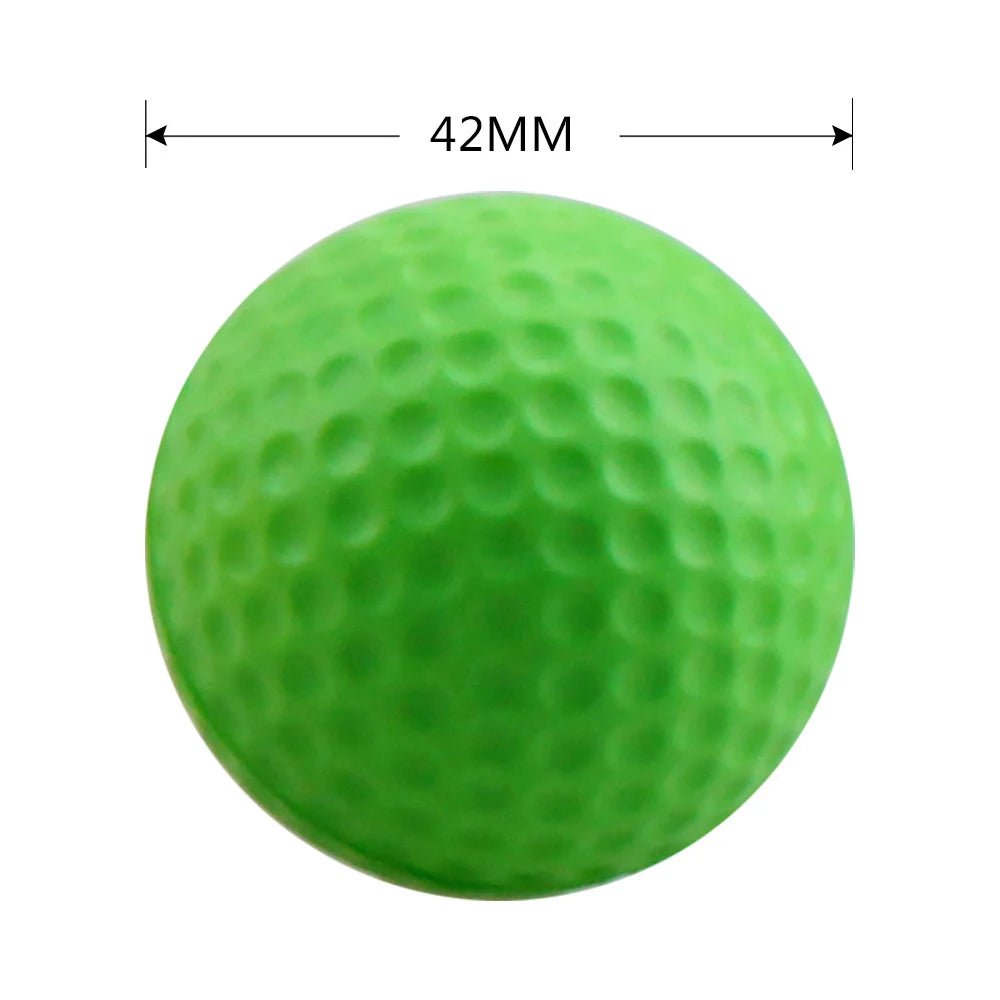10 Stück Golfbälle – elastische PU-Schaum-Golfbälle für drinnen und draußen