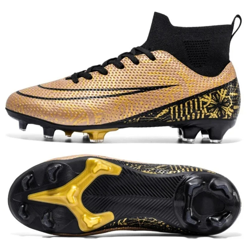 Men's Anti Skid Grass Football Rubber Sole Sneakers