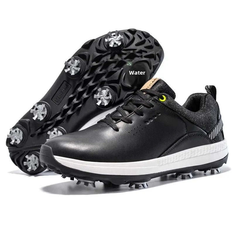Men's Lace Up Spikeless Golf Shoes