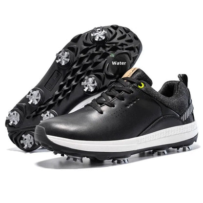 Men's Lace Up Spikeless Golf Shoes