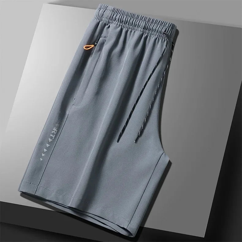 Summer Men's Solid Beach Shorts