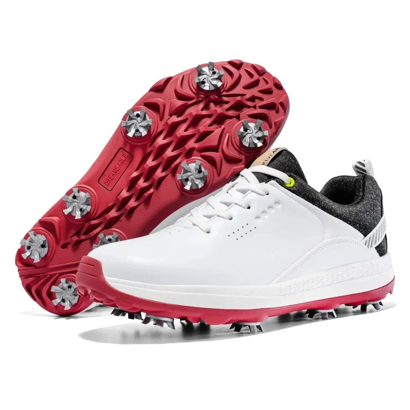 Men's Lace Up Spikeless Golf Shoes
