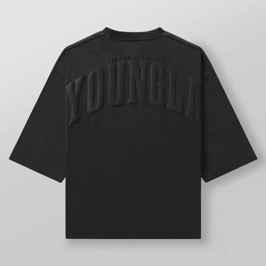 Oversized Foam Printed Cotton T-Shirt for Men