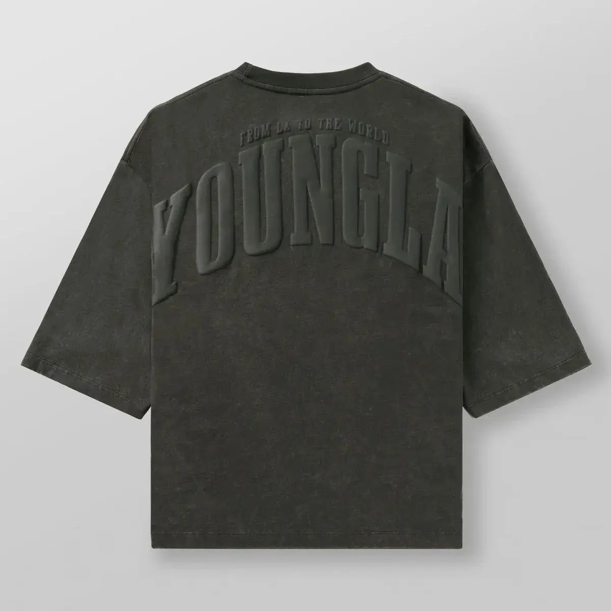 Oversized Foam Printed Cotton T-Shirt for Men