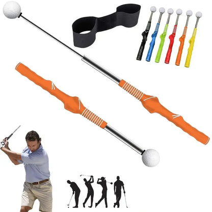 Retractable Stainless Steel Golf Training Swing