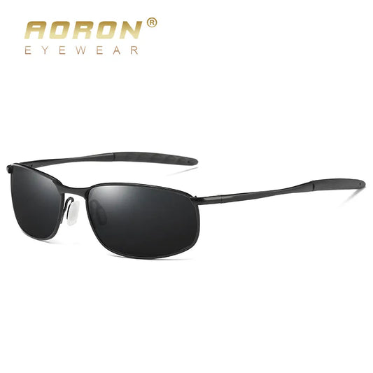 Polarized sports rectangle Mirror Sunglasses