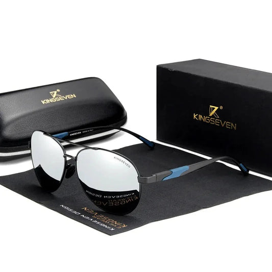 Polarisierte klassische UV400-Sonnenbrille aus Aluminium