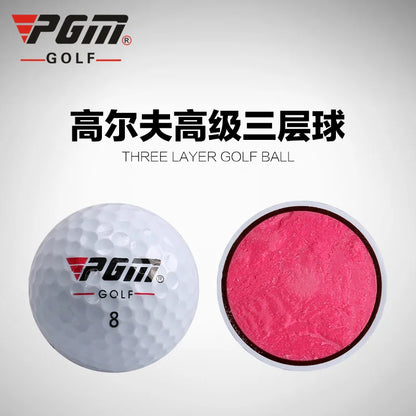 12-teiliges dreilagiges PGM-Golfball-Set