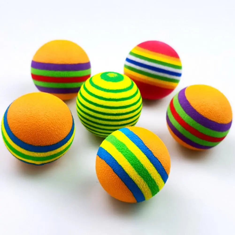 10Pc Foam Golf Balls Rainbow Sponge Golf Practice Ball