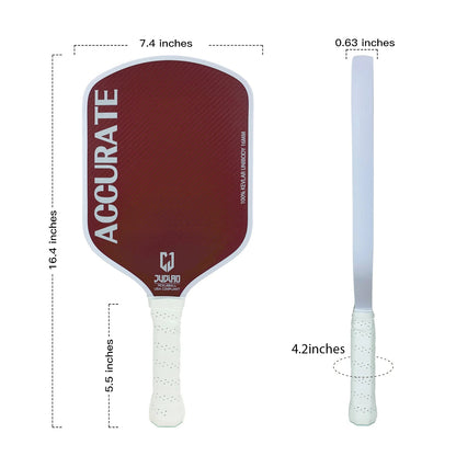 JUCIAO Kevlar Pickleball Paddle for Ultimate Spin