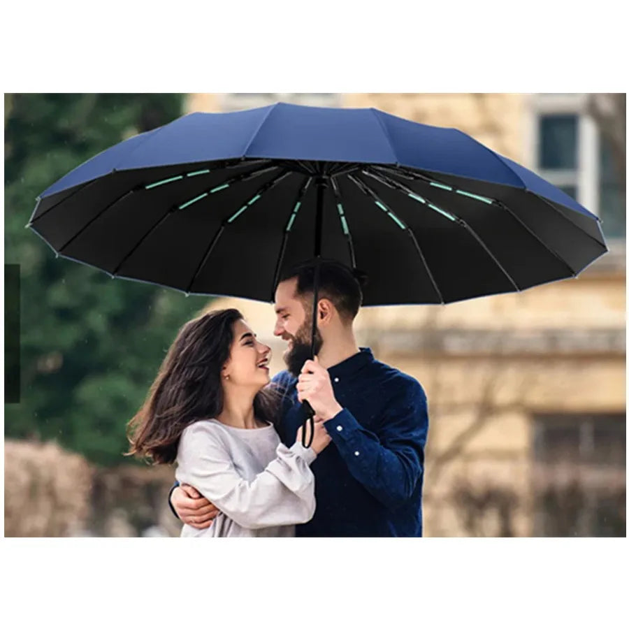 Winddichter, kompakter Regenschirm für Geschäftsreisen