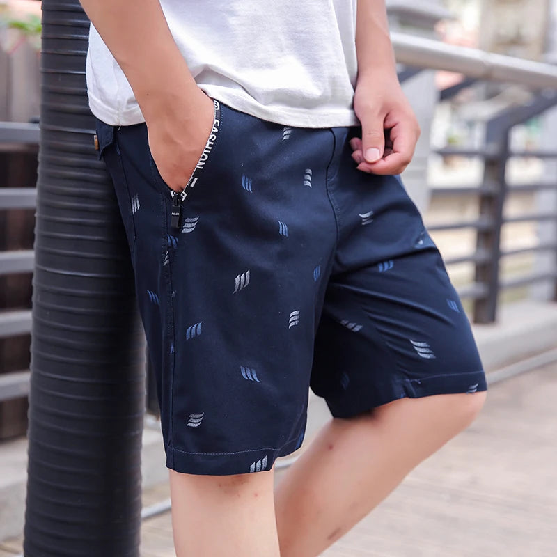 Lockere Golfshorts aus 100 % Baumwolle für Herren